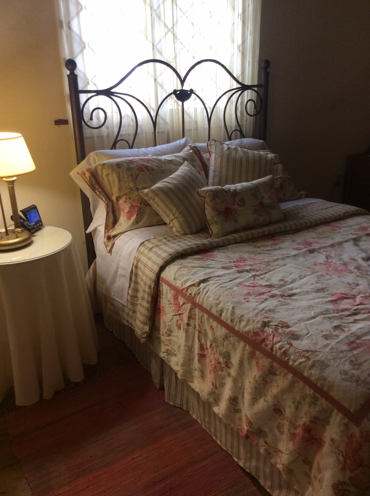 Old world country styled bedrooms.