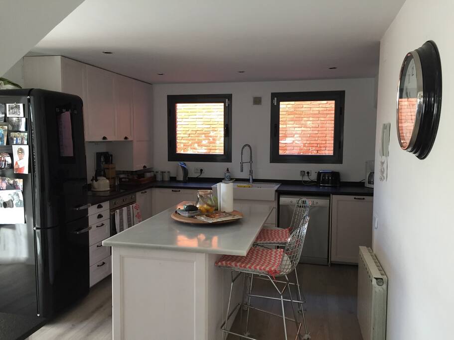 Newly renovated kitchen with Smeg appliances