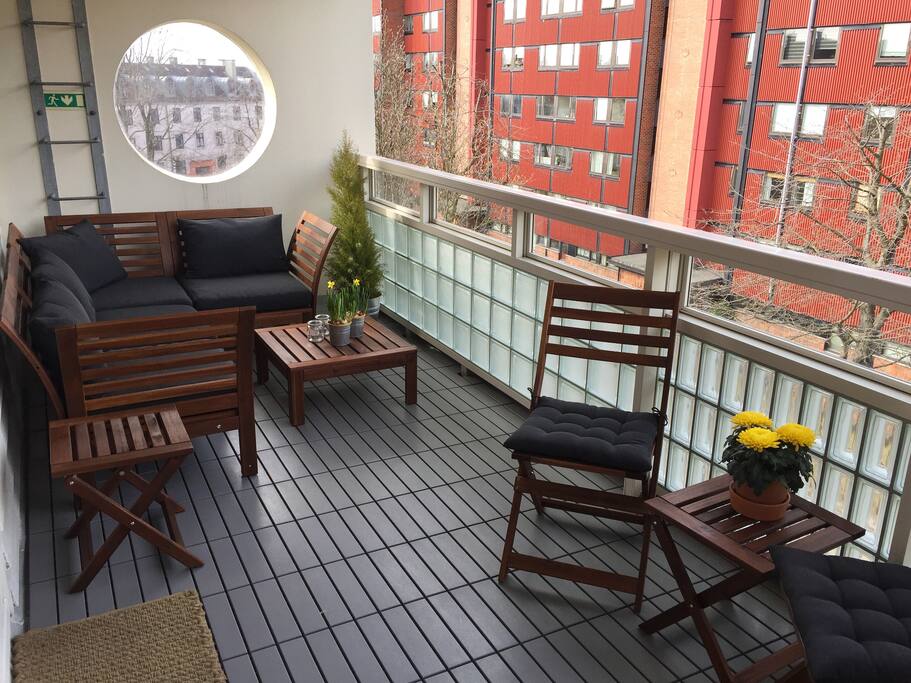 Sunny balcony