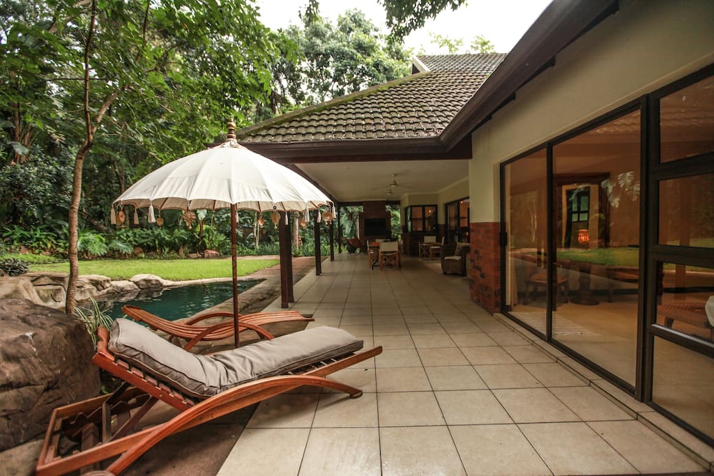 Spacious veranda
