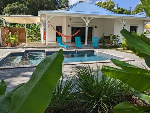 Villa T4 swimming pool south of Martinique