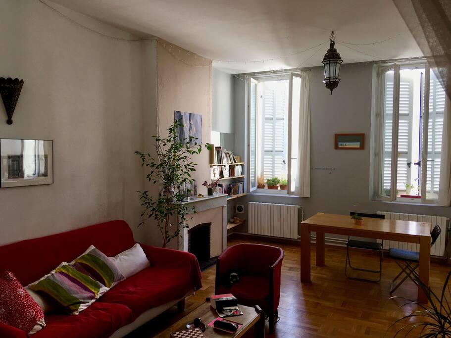 Dining and living room