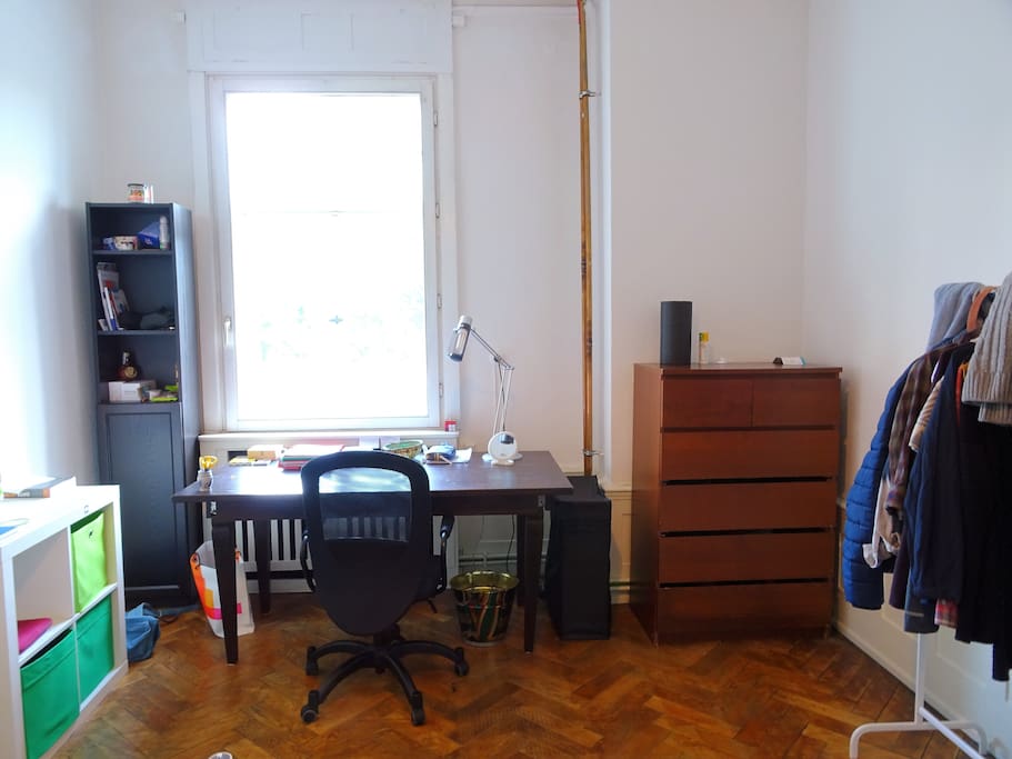 View towards window