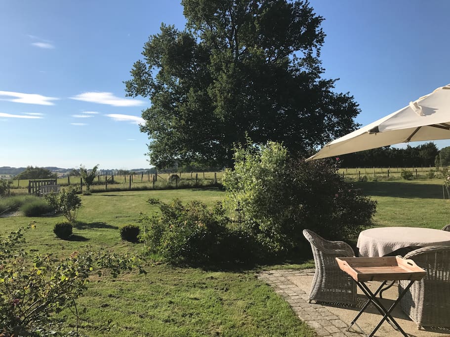 Jardin côté ouest