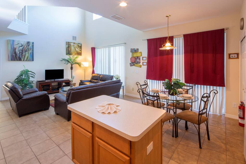 Living Room From Open Kitchen
