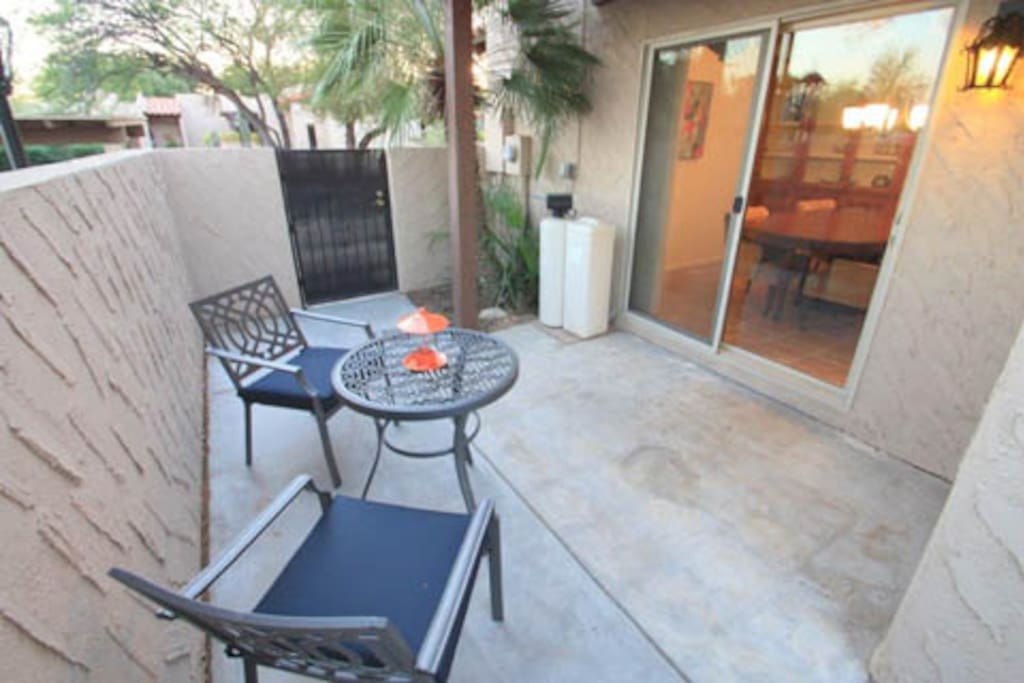 Outside Front Patio
