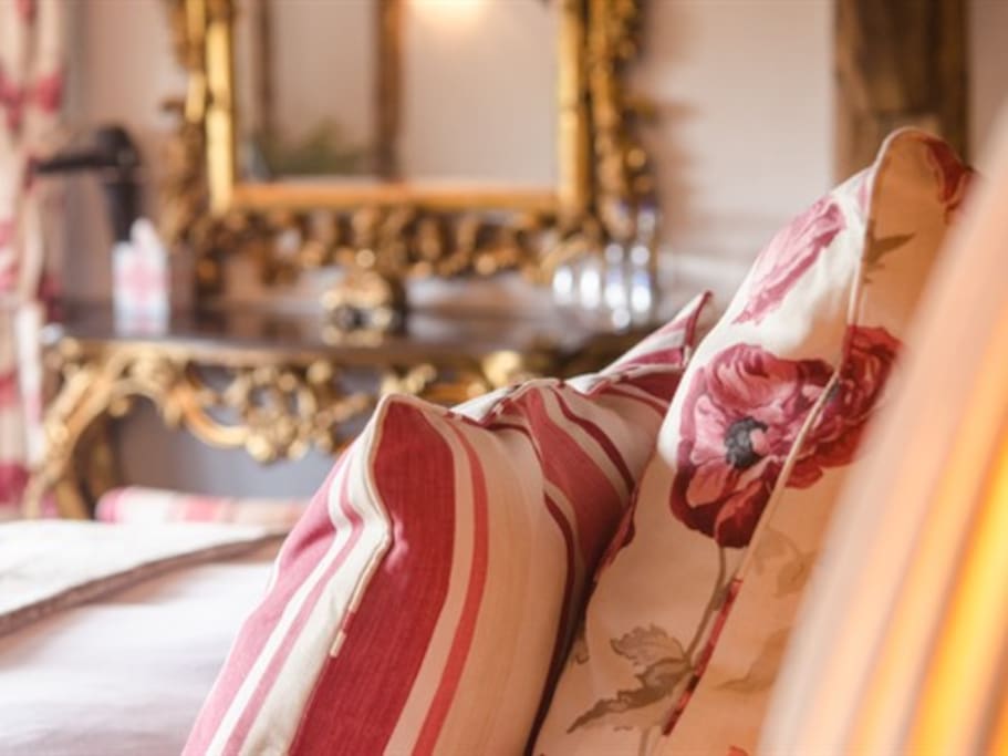 Every room is individually designed and furnished by Marilyn.