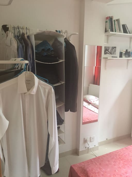 Bedroom storage spaces