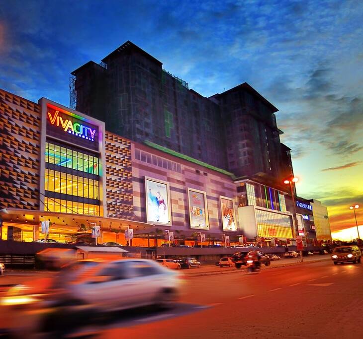 Vivacity Megamall exterior (credit: vivacity.com.my)
