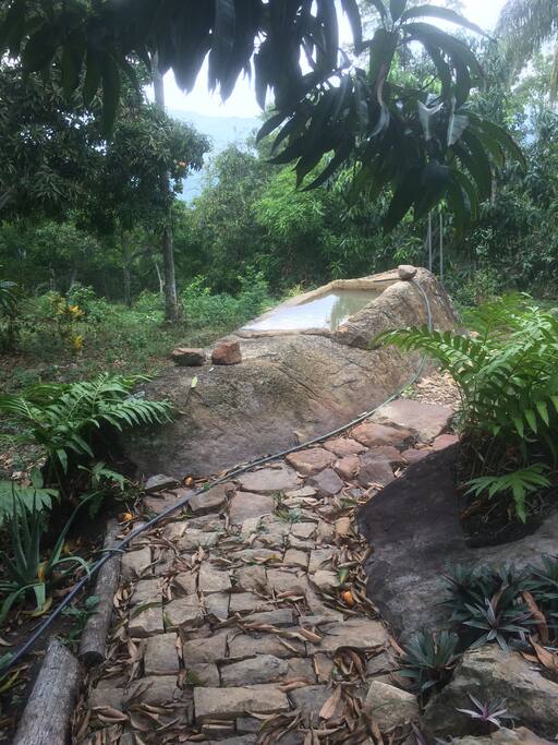 Outdoors tub