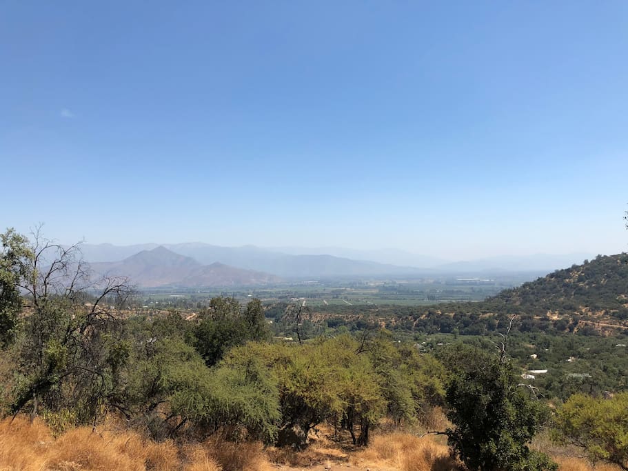 Vista del Valle del Maipo