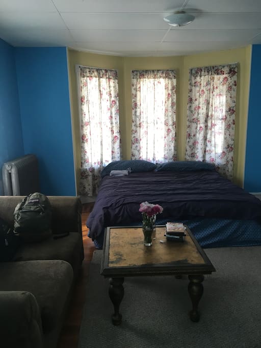 Bedroom with private sitting area