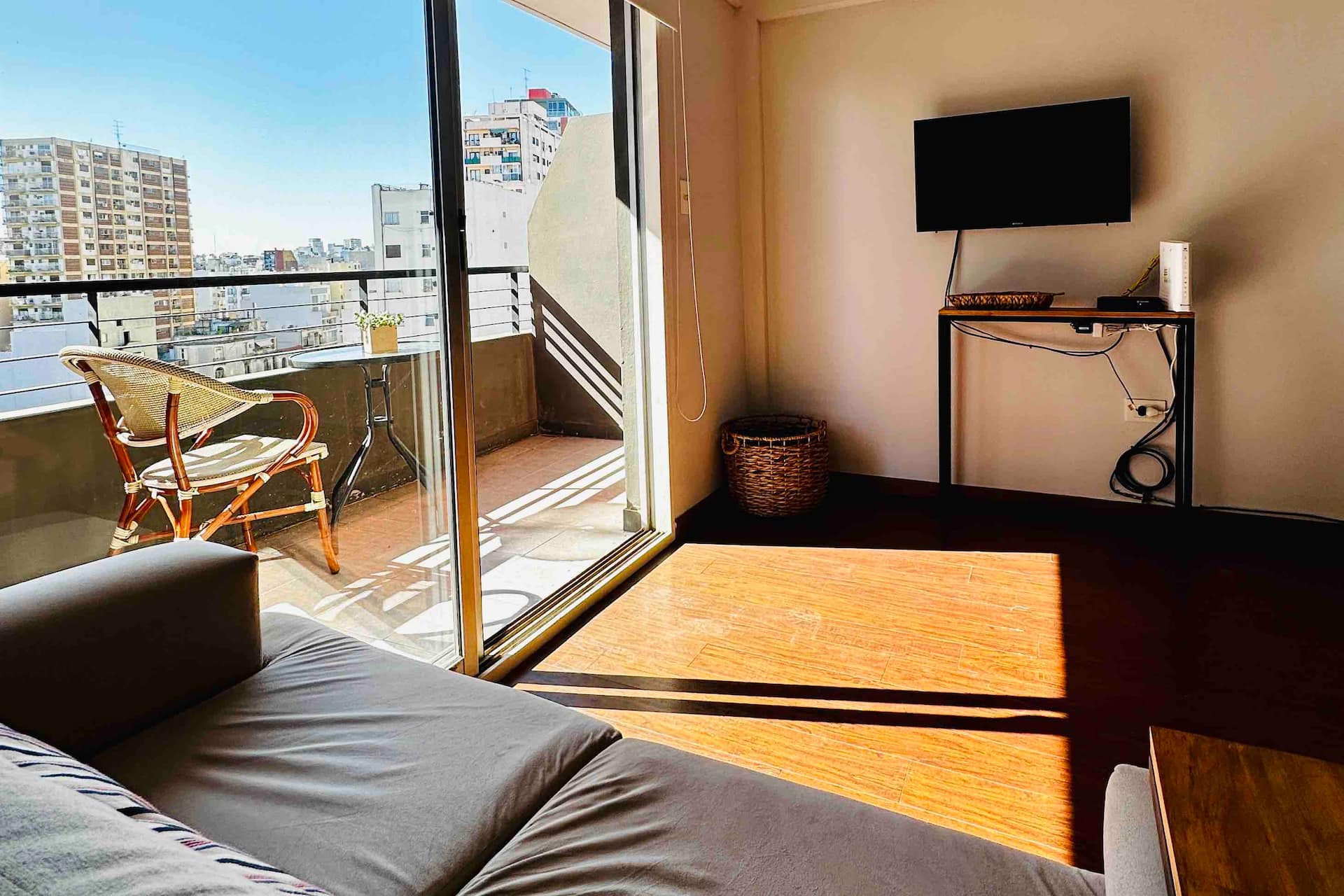 Studio with balcony in Palermo