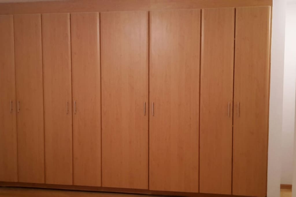 Plenty of closet space inside the bedroom to store all of your traveling needs!