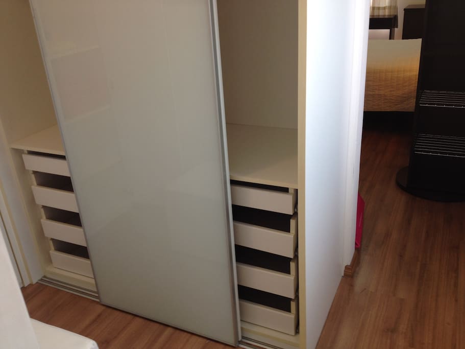 Closet, gavetas
