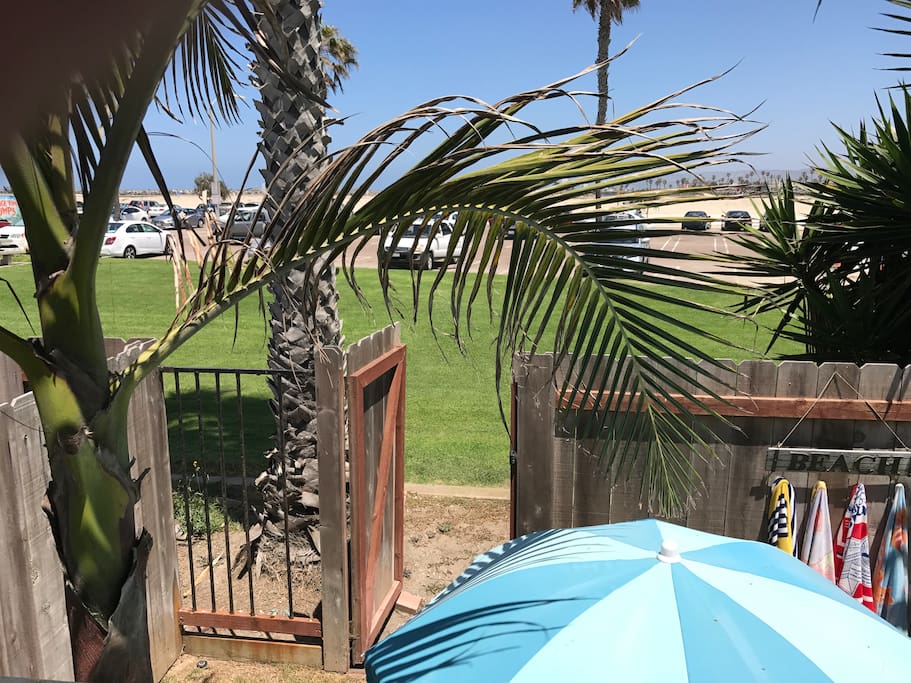 Private access to the beach from your room!