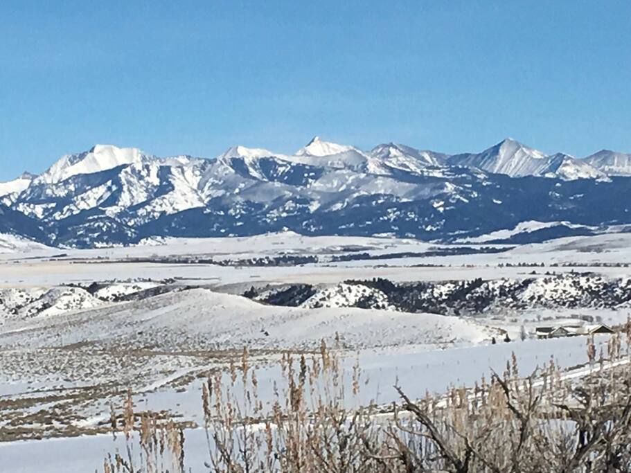 Phenomenal Views of the Crazy Mountain Range.