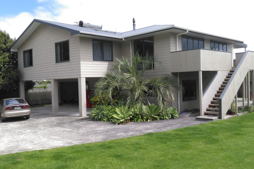 Large house with secure parking.