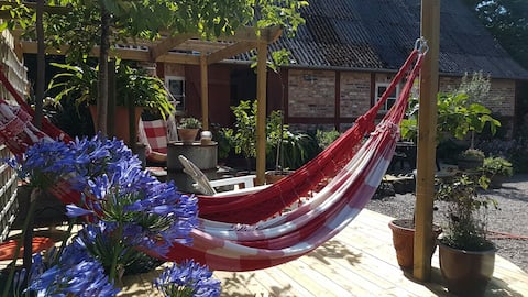 Rural idyll close to town and sea, room no 1 (4 pers)