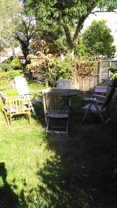 In the garden