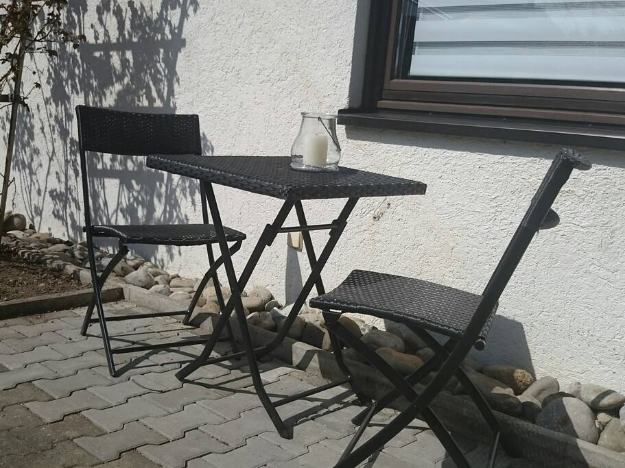 Sitzecke im Garten
