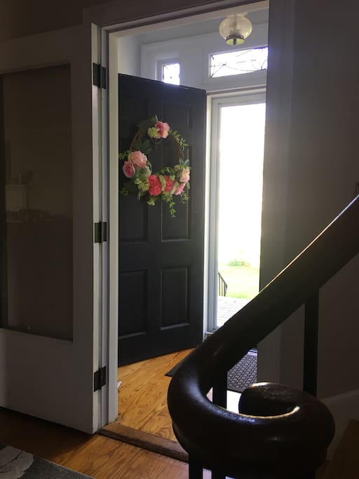 Inviting entrance