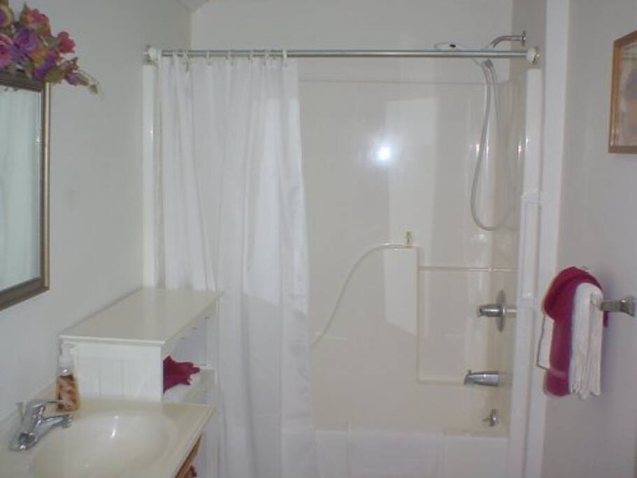 Spacious full bath