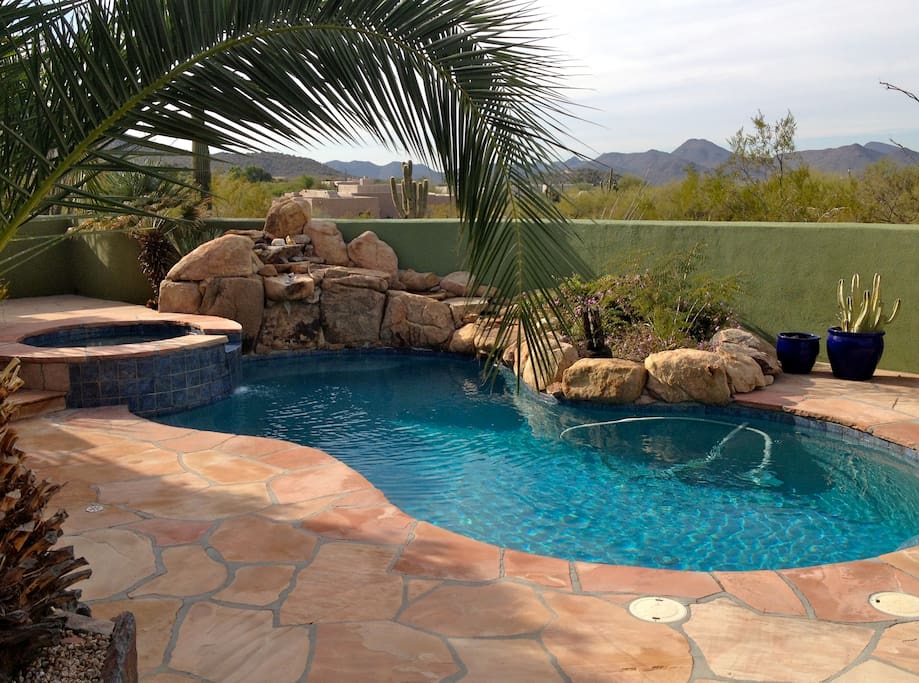 Painted Carefree, the pool, the spa!