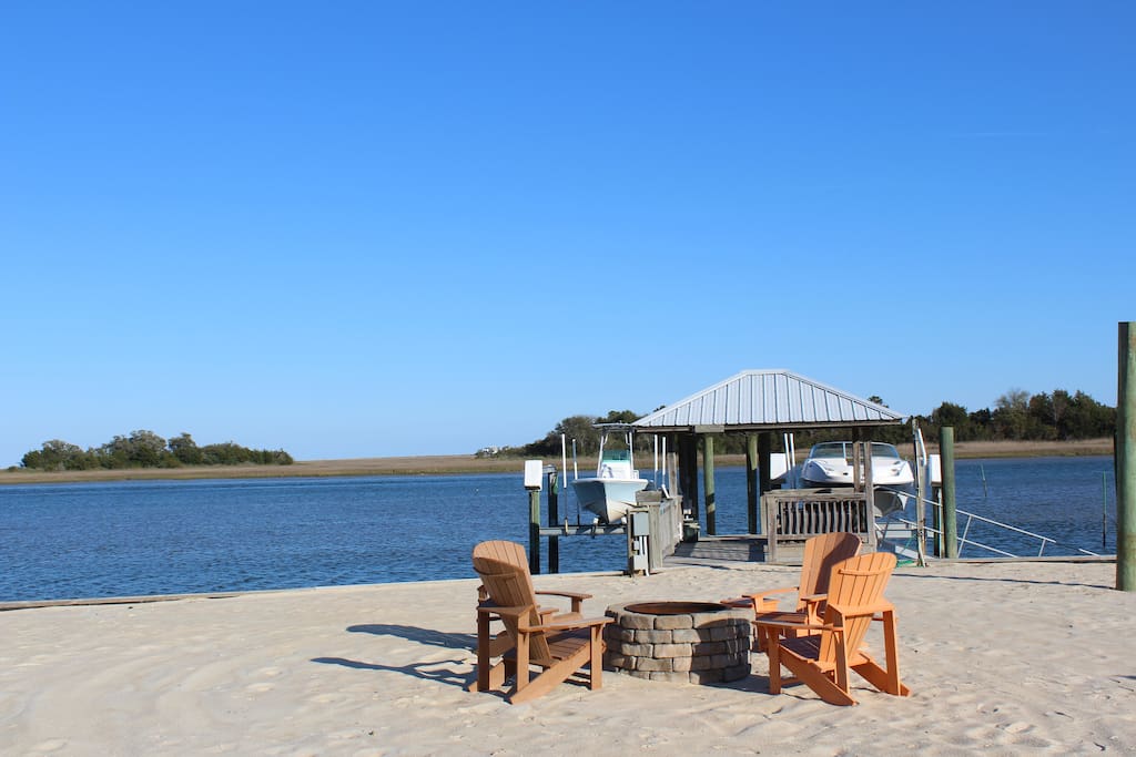 Fire Pit on the Beach