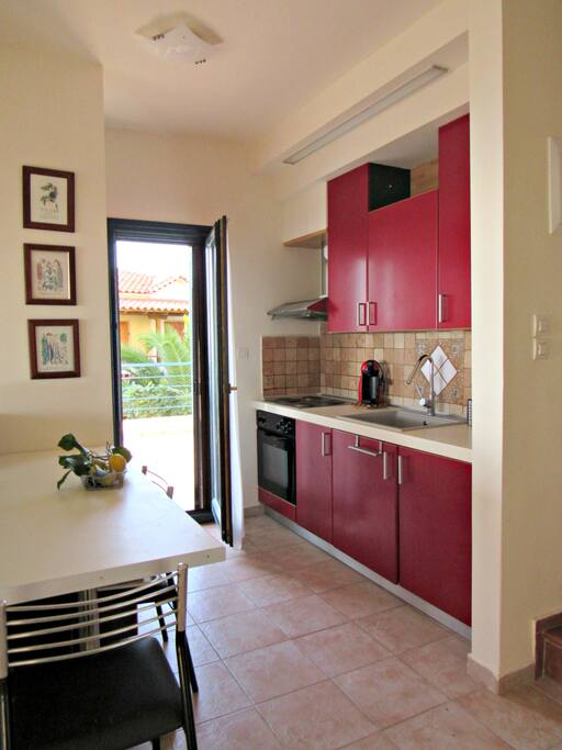 The kitchen on the first floor