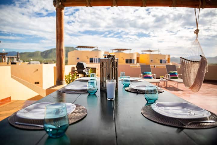 AS SEEN ON HGTV-2 Bedroom + Private Rooftop & Pool — 2 bedroom vacation rental in El Pescadero