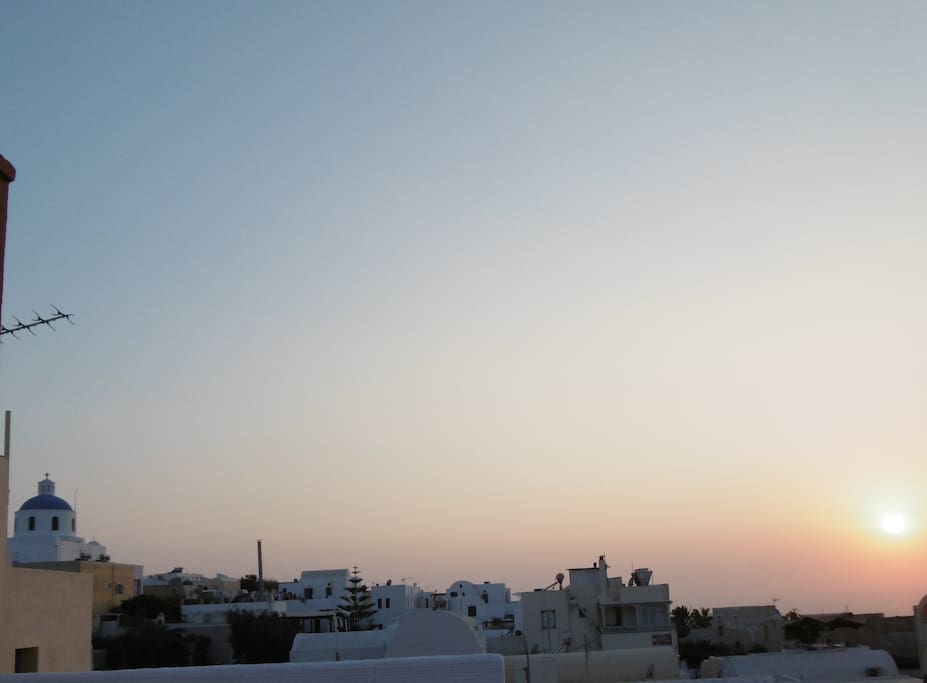 Sunset view from the Balcony