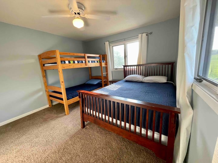 غرفة نوم 3، سرير كبير وسرير مزدوج