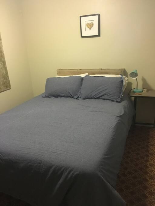 Bedroom with Queen sized bed