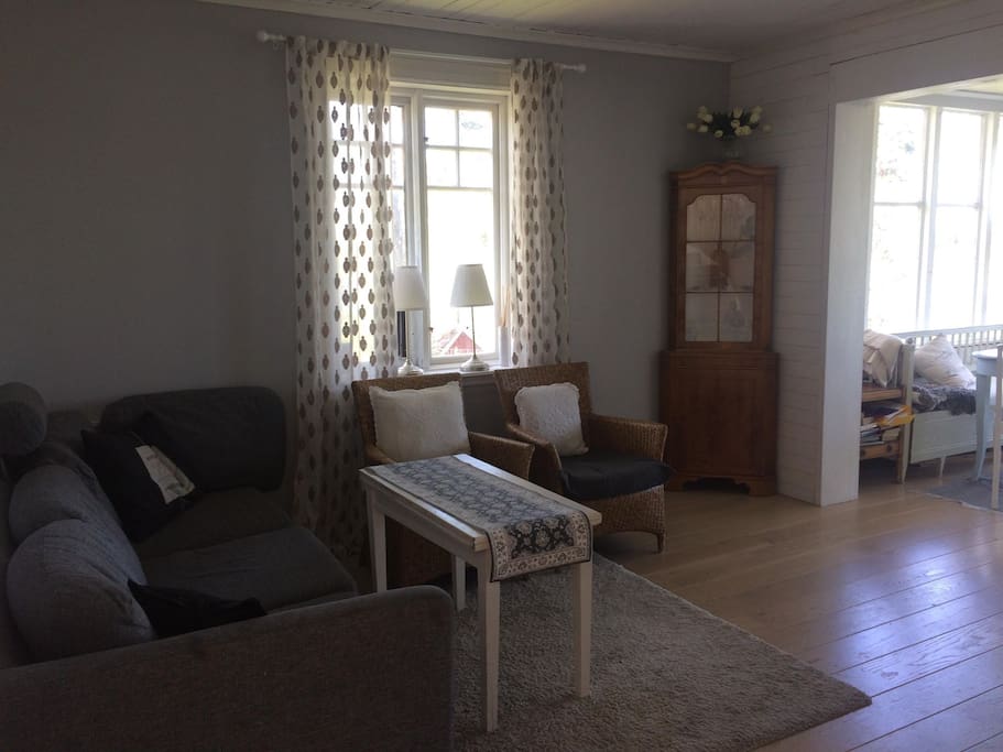 The living room with tv