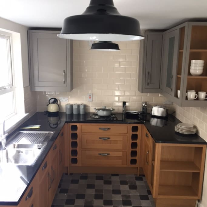 Newly fitted Kitchen with granite worktops