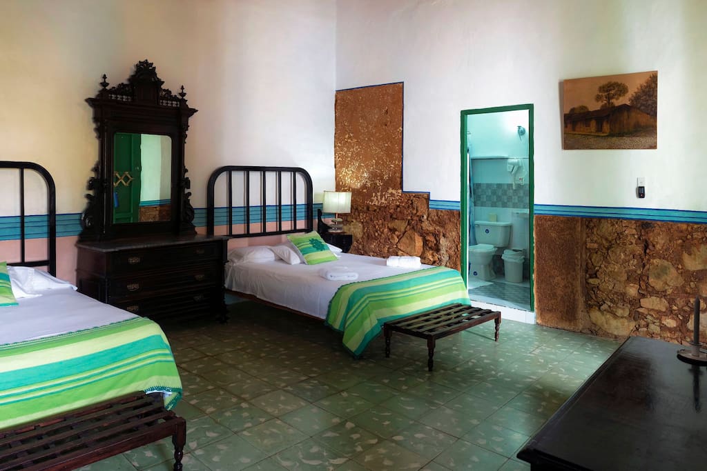 Spacious and bright double room.