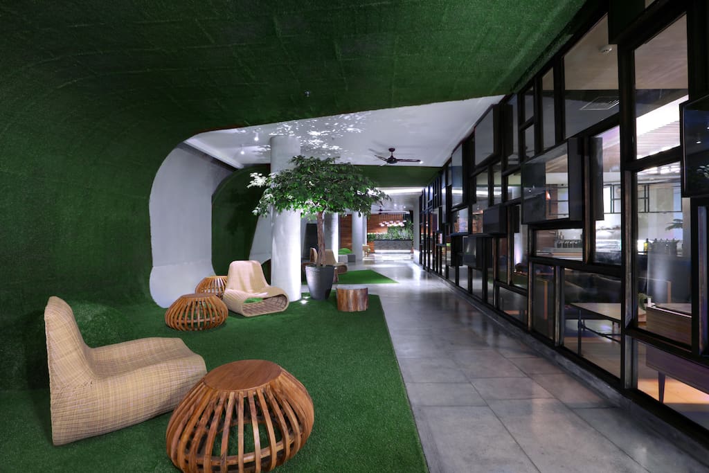 lobby area