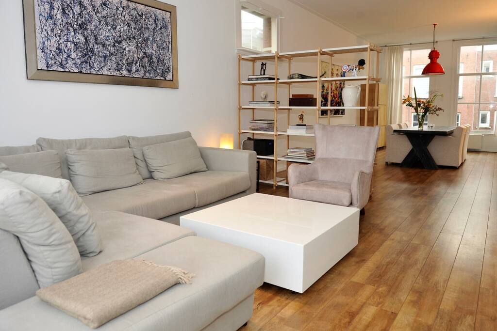 Large light living room