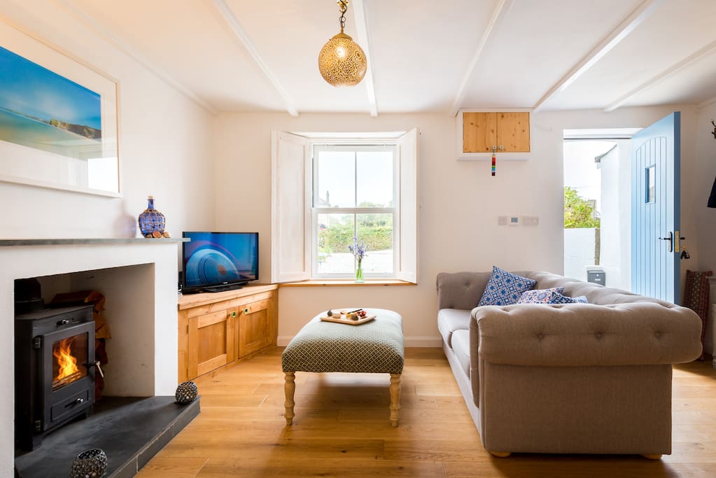 Living space will have you melting into relaxation.