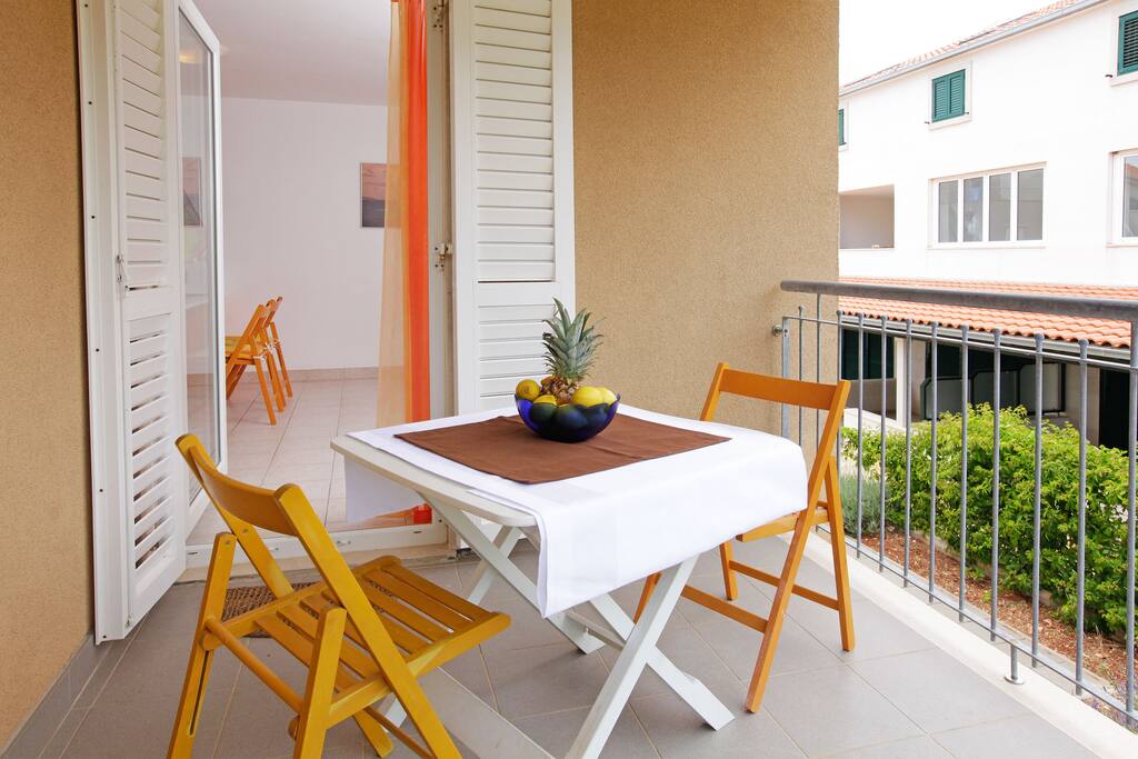 spacious balcony
