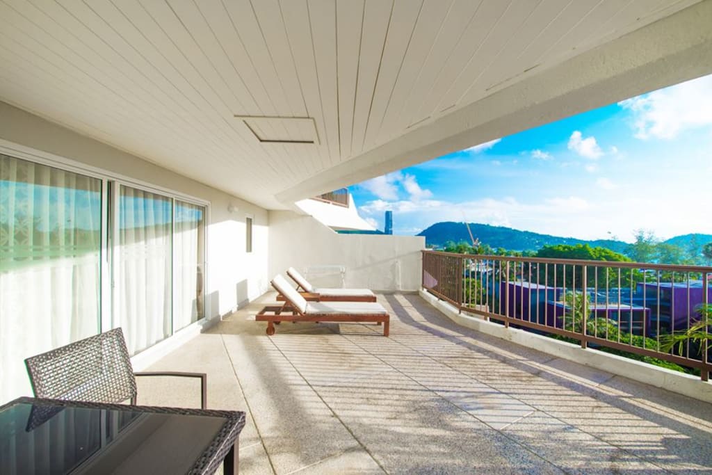 Large terrace
