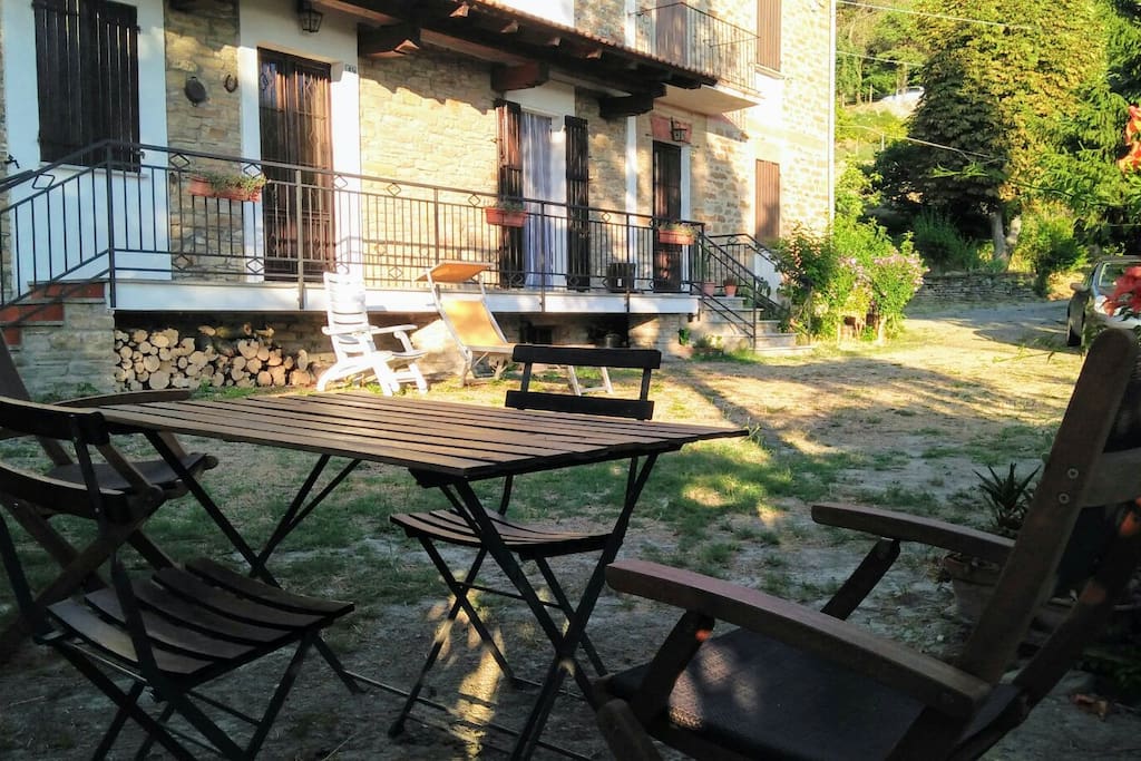 Relaxing courtyard