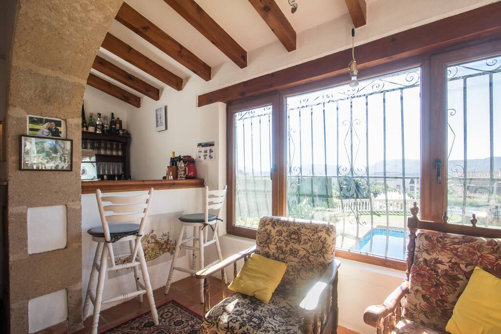 Private bar in the naya