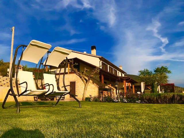 the green embrace of the villa