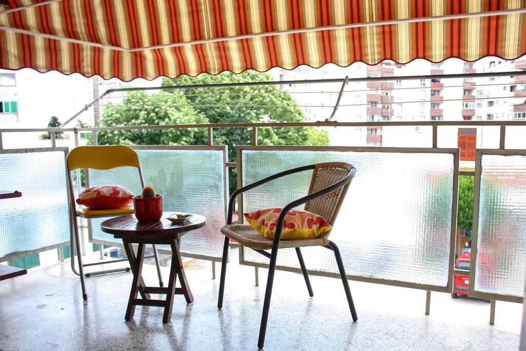 ...and this is the balcony