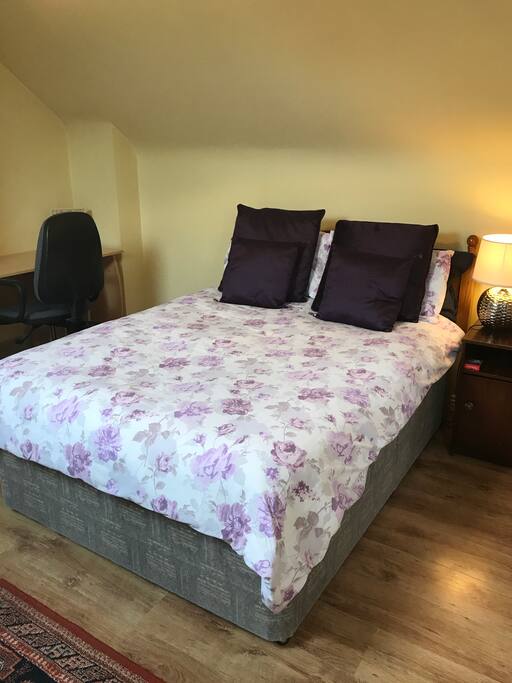 Double Bed with a 4" Mattress Topper