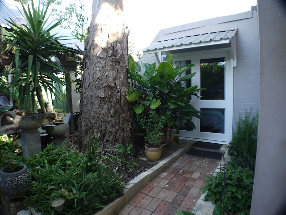 Lovely private entrance and secluded nook.