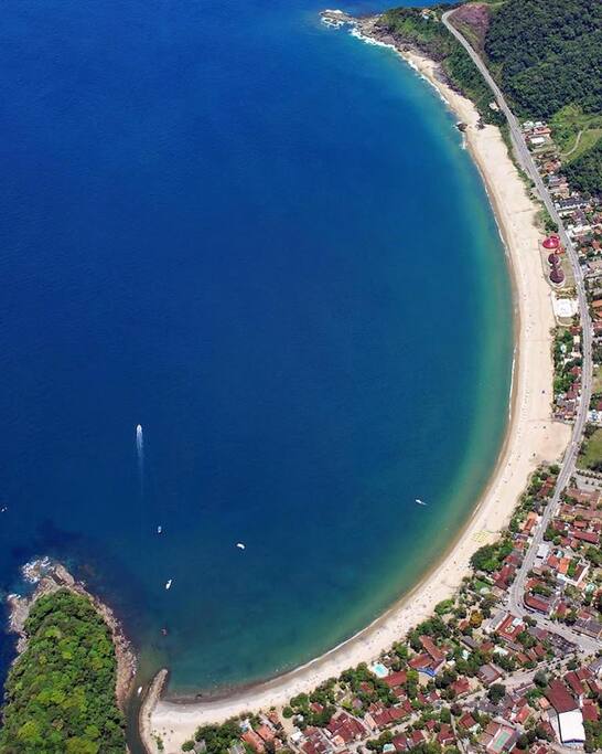 Vista aérea de Boiçucanga