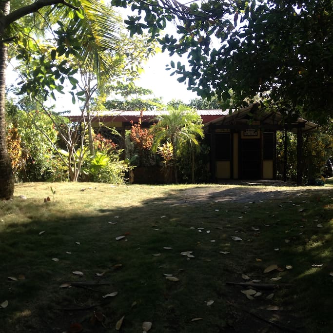 the entrance